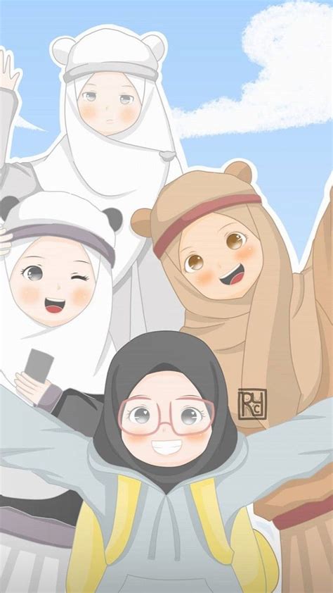 anime sahabat ber 5 hijab  6 Fakta Menarik Tentang Muslimah Perempuan Inspirasi Fashion Hijab Wanita Source: id